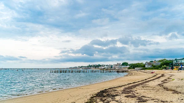 Fartyg och båtar i provinsen Marina Cape Cod Provincetown MA USA — Stockfoto