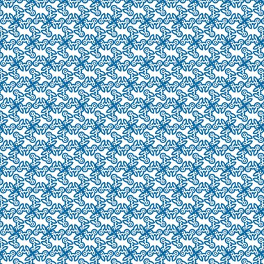 Karmaşık siyah yıldız patlaması geometrik deseni beyaz arkaplanda sorunsuzca tekrarlanıyor