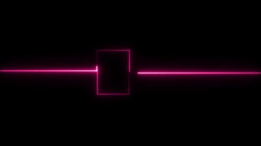 glowing neon lines of a neon background