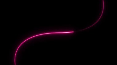 neon light abstract background. glowing neon line. glowing light
