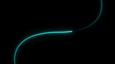 Neon ışıklı çizgilerle soyut arkaplan