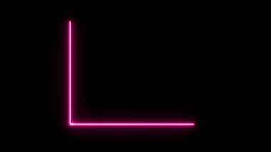 neon alphabet font. 3 d rendering illustration