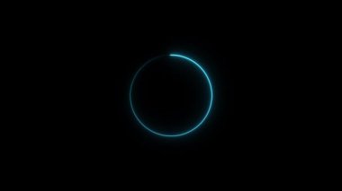 abstract background, glowing lines, neon lights, dark background. 3 d illustration, wallpaper,