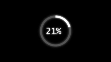 Neon çemberli beyaz arkaplan vektör çizimi