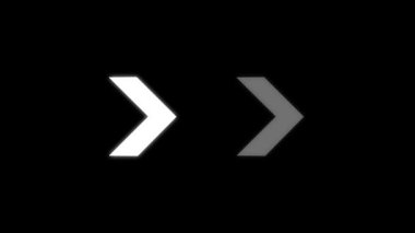 Ok simgesi logo tasarım vektörü şablonu