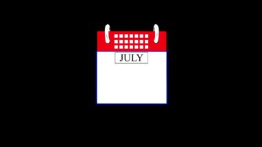 Takvim simgesi, vektör illüstrasyon tasarımı