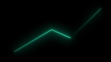 neon parlayan ışık işareti, vektör arkaplan