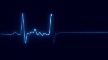 Soyut arkaplan, neon ışık. açık mavi çizgiler