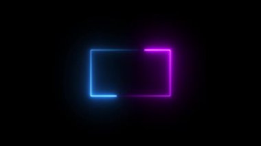 3D görüntüleme, mavi parlayan neon çizgiler, bilgisayar tarafından oluşturulan soyut arkaplan, dijital bilgisayar dijital sanat tasarımı, teknoloji, dijital üretilmiş