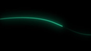 Neon ışık yolu. Bir doğrunun vektör çizimi. Işık izi. Parlak çizgiler. işleriniz için tasarım ögesi, seyahat, afiş, web sayfası