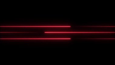 Şeffaf bir arkaplanda kırmızı parlayan ışıklar. 3d oluşturma