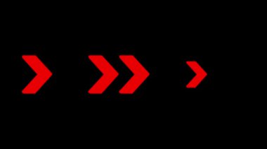 Kırmızı ve siyah işaretler. siyah arkaplan