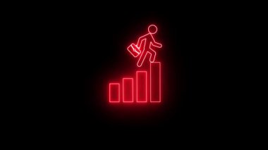 Koşu bandında koşan bir adam. Spor, spor ve sağlık için grafik tasarımı.