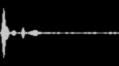 Bir müzik dalgası ve ses dalgası ile ses eşitleyici dalga.