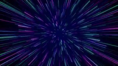 Renkli çizgiler ve yıldızlarla soyut arkaplan