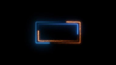 Parlak çizgileri olan soyut arkaplan.