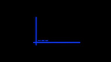 Çizelge çizgisi simgesi olan grafik. grafik sembollü grafik simgesi.