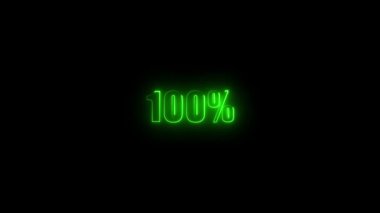 % 10 'u neon ışıktan yapılmış.
