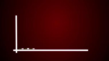 grafik simgesi. Koyu arkaplanda vektör illüstrasyonu