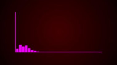 3 boyutlu grafik. Siyah arkaplanda soyut illüstrasyon.