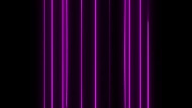 Soyut neon ışıklar. mor çizgiler.