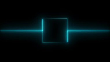 neon ışıklı arka plan, mavi koyu arkaplan