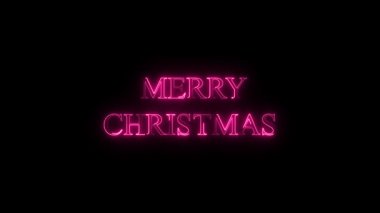 siyah üzerine neşeli xmas metni