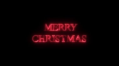 Karanlık arka planda ahşaptan yapılmış mutlu noel kelimesi. 3 Boyutlu Hazırlama