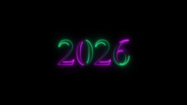 202 yeni yıl tabelası. 3 Boyutlu Hazırlama.