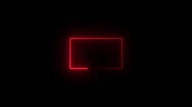 Parlayan neon ışığıyla soyut arkaplan