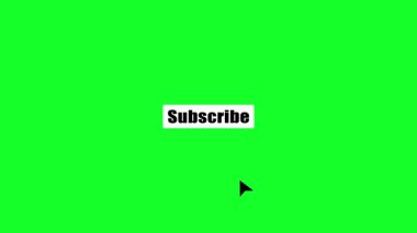 yeşil arkaplanda abone kelimesi