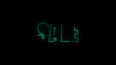 Parlayan neon harflerle parlayan neon ışığı.