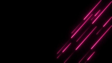 Parlak çizgileri olan soyut bir arkaplan. 3d oluşturma