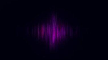 Siyah arkaplanda mor renk dalgası. soyut arkaplan