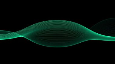 Soyut dalga çizgileri arka plan. Koyu mavi renk. vektör illüstrasyonu