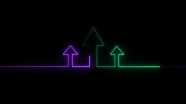 neon oklar ve işaretler.