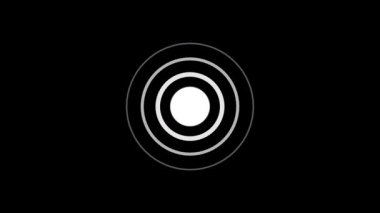 siyah-beyaz daire arka plan