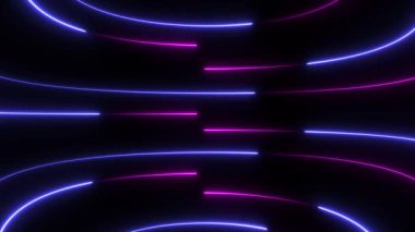 Soyut neon satırları parlayan.