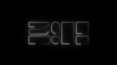 Siyah arkaplanda 20143 numara..