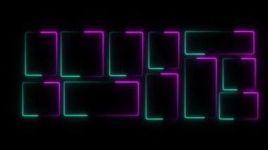 S harfinin parlayan neon işareti