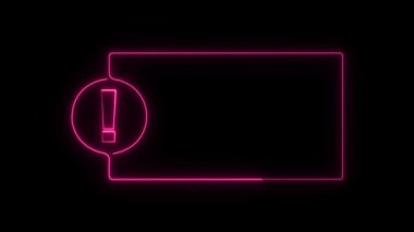 Parlayan neon hattı Açık kitap simgesi siyah arkaplanda izole edildi. Renkli taslak konsepti. Vektör.