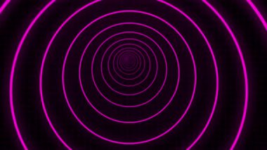 soyut neon daireler arka planı