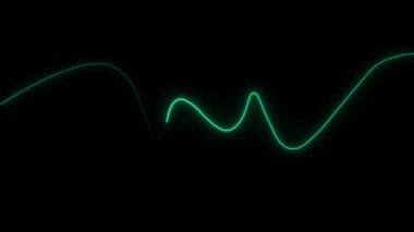 Parlayan dalga ile soyut bir arkaplan. vektör illüstrasyonu.