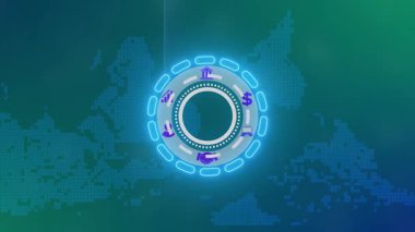 Kripto para birimi, bitcoin ve sanal para kavramı, soyut arkaplan