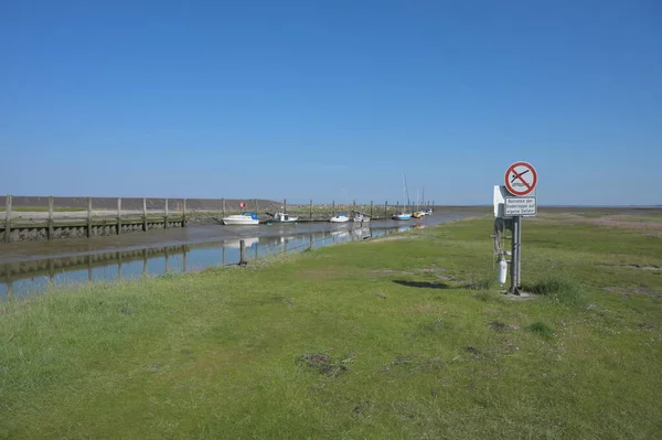 Tetenbuellspieker hamamında, Eiderstedt Yarımadası, Kuzey Denizi, Kuzey Frizya, Holstein, Almanya