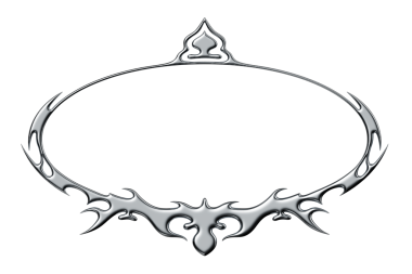 Krom neo kabile dövmesi. Succubus rahim mührü ve sıvı gümüş Y2K tarzında silikizm elementleri.