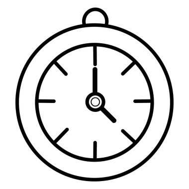 Zaman Sembollü Saat Simgesi ve Stopwatch Çizelgesini Temsil Etme Grafiği, Geri sayım Göstergesi ve Zaman Tasarımı Tasarımı