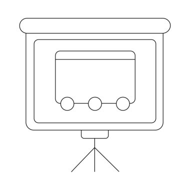 Sunum Tahtası Çizelgesi Açıklama Toplantısı Görsel Veri Simgesi
