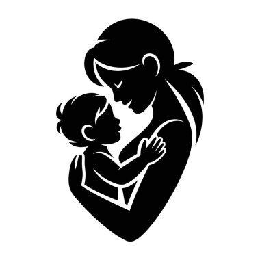 Anne Çocuk Bakımı Aile Bağlanması Koruma Silueti Yetiştirme