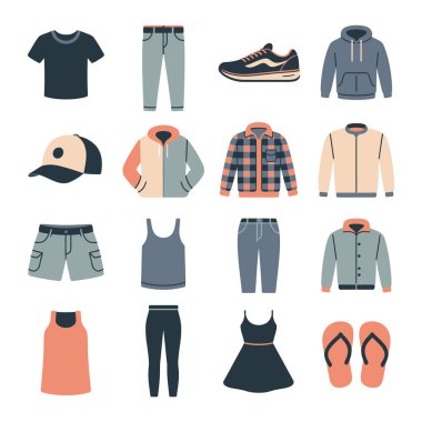 Modern Sokak Giysileri Kapüşonlu Spor Ayakkabılar Kot Tişört Cap Günlük Kıyafet